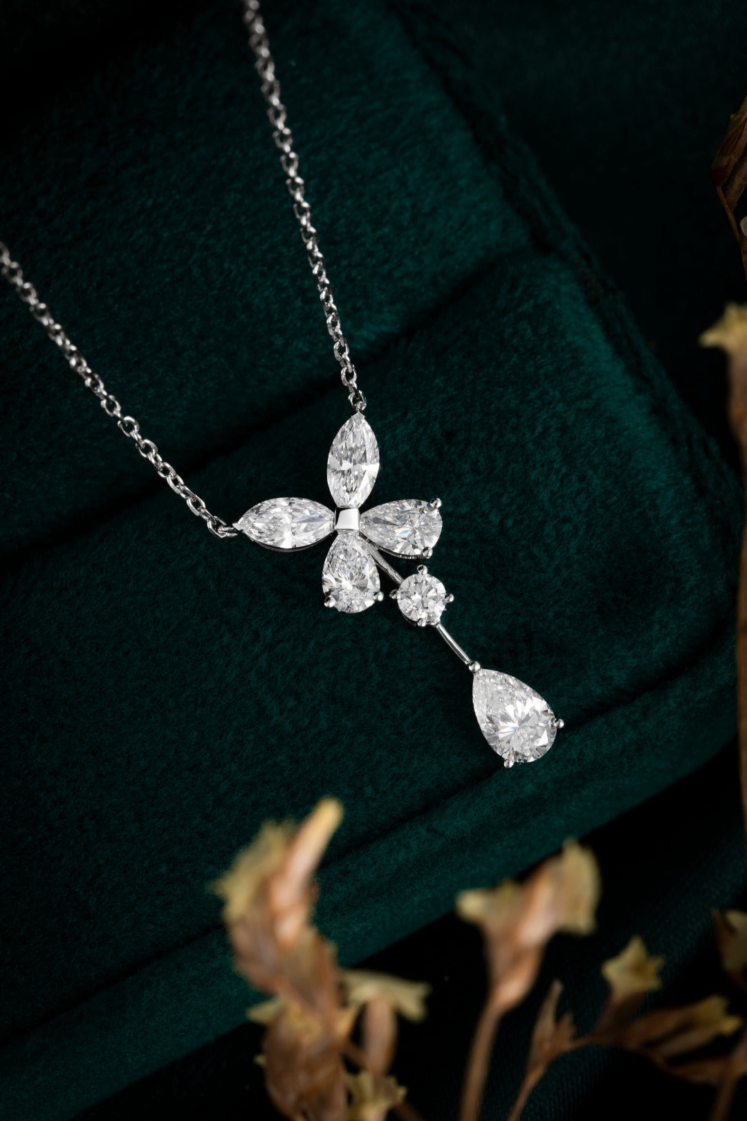 ZBN0077 PT950培育鑽石項鍊 1.016ct