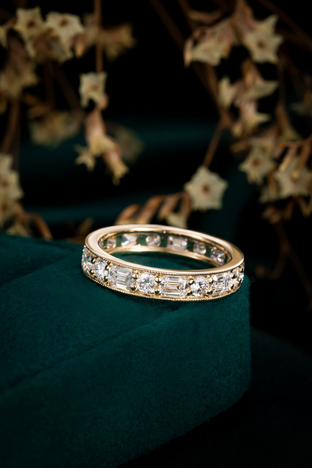 ZBR0061 14K金培育鑽戒指 | 1.455ct 主石 + 0.656ct 副石