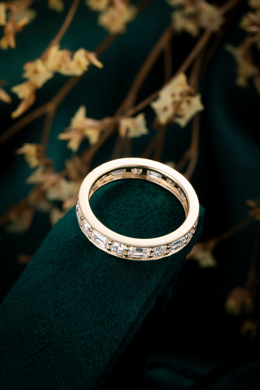 ZBR0061 14K金培育鑽戒指 | 1.455ct 主石 + 0.656ct 副石