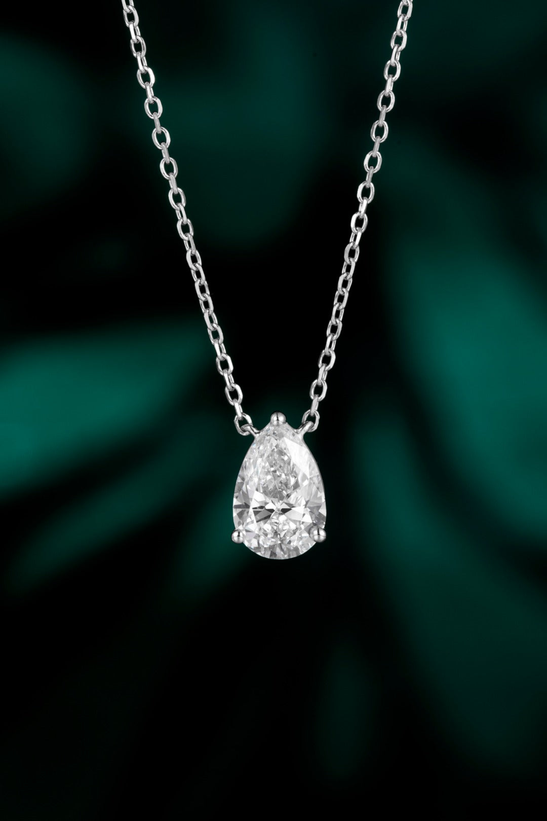 PT950 鉑金培育鑽石項鍊 1.042ct - 主石款 40+5cm 可調 (ZBN0062)