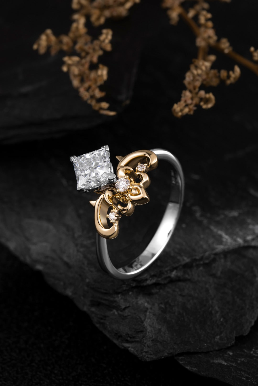 ZBR0418 14K金培育鑽石戒指 1.01ct