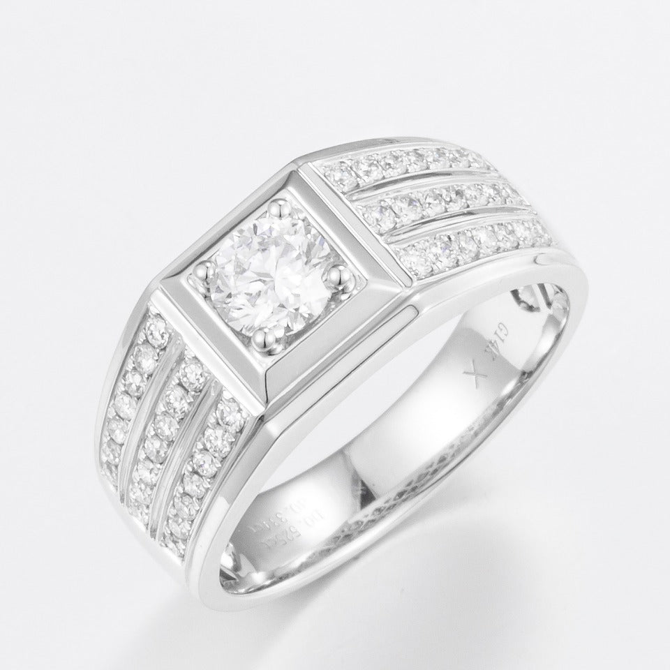 14K金培育鑽石戒指 | 0.525ct 主鑽 | ZBRM0007