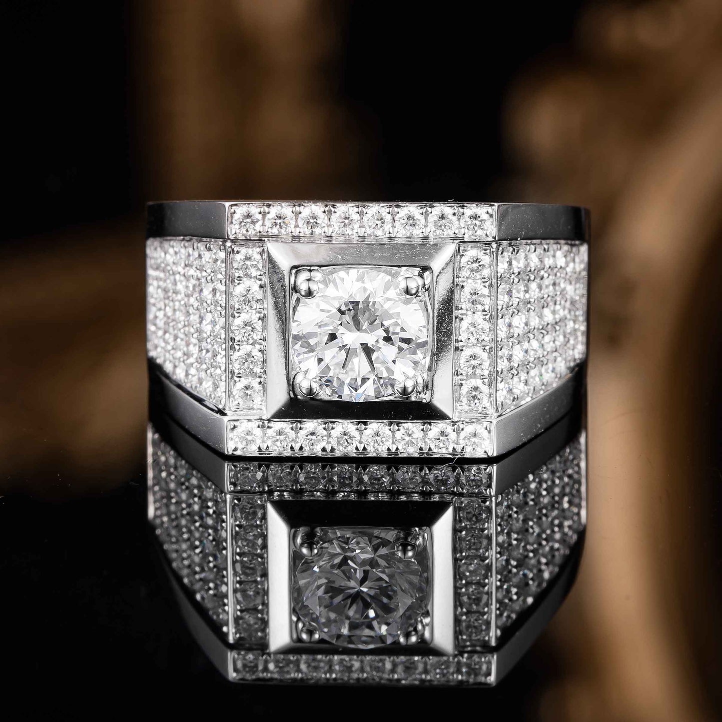 14K金培育鑽石戒指 | 1克拉主石 | ZBRM0008