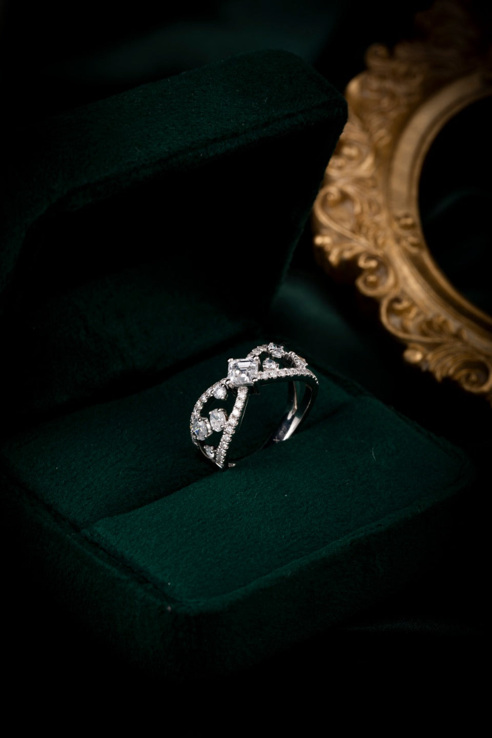 14K金培育鑽石戒指 | 0.56克拉主石 | ZBR0092