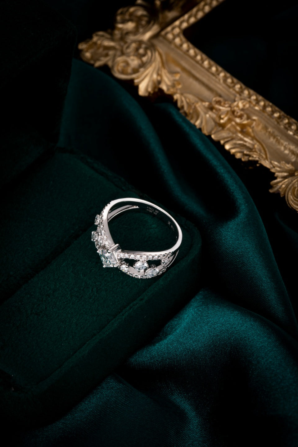 14K金培育鑽石戒指 | 0.56克拉主石 | ZBR0092