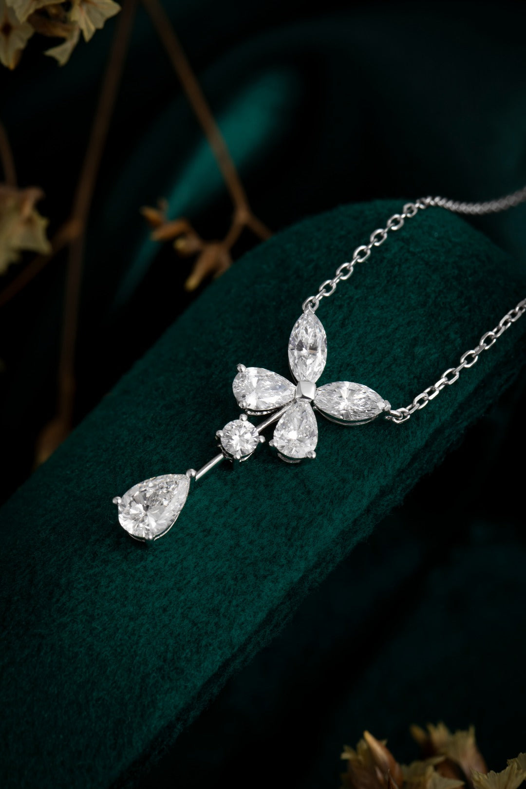 ZBN0077 PT950培育鑽石項鍊 1.016ct