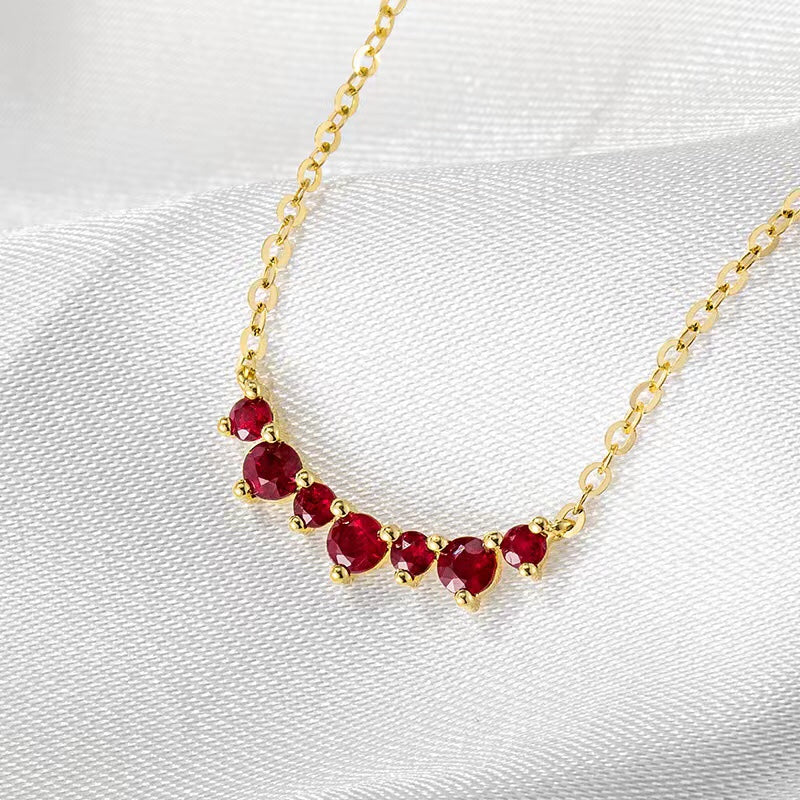 紅寶石項鍊 0.371ct | 18K金 1.21g | 天然寶石項鍊