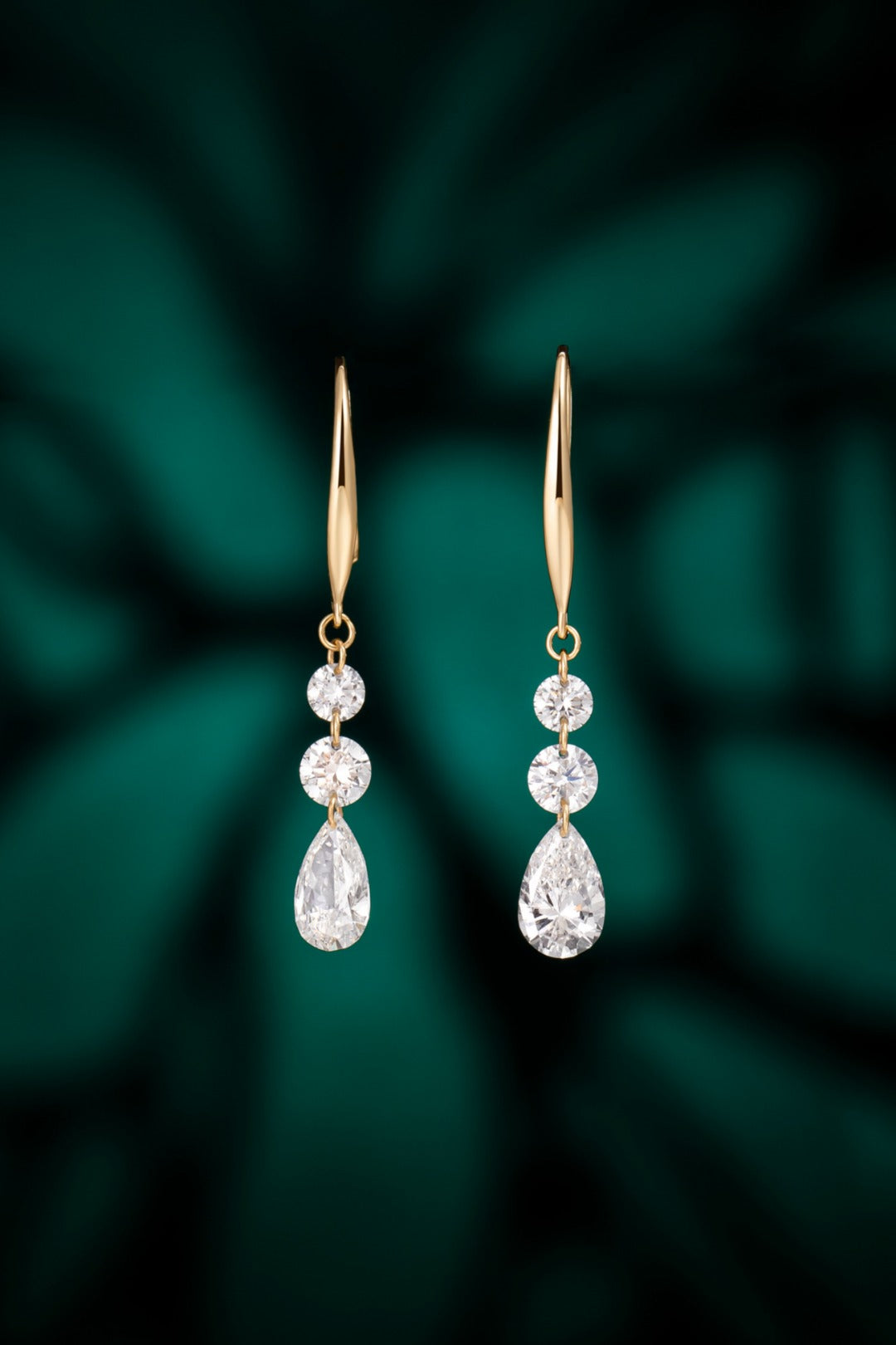 18K金培育鑽耳環 1.43ct | ZBE0160-0.40CT | 實驗室培育鑽石耳環